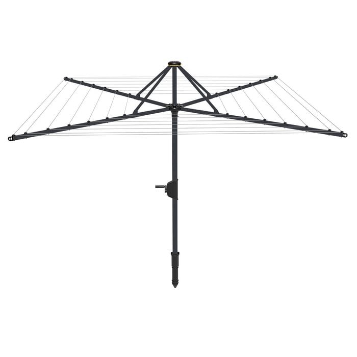 Daytek MK2 M48 Rotary Clothesline - Iron Grey