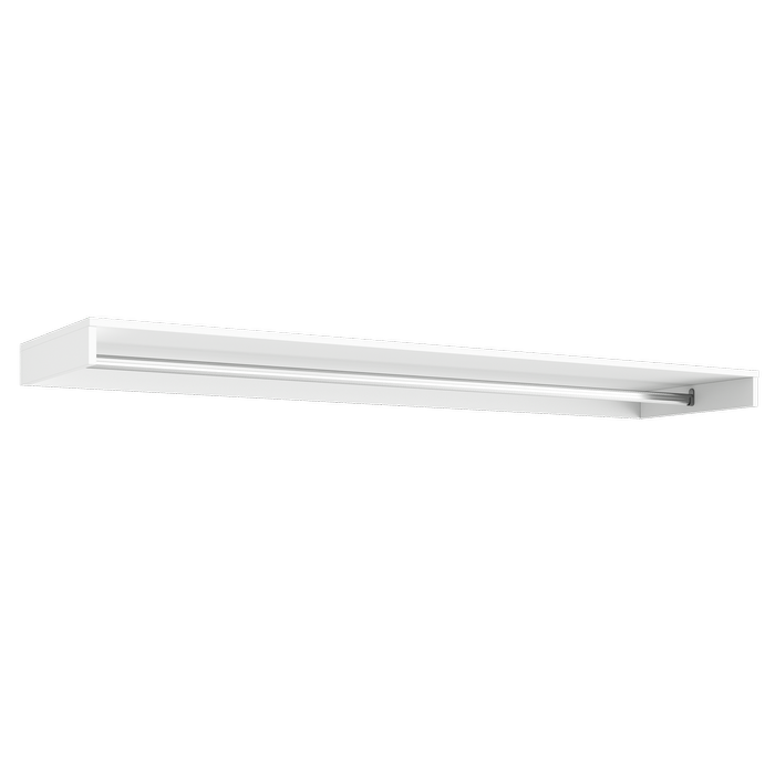 Lugna 1800-2099mm Crisp White Custom Hat Shelf