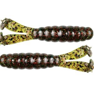 4 Pack of 3.75 Inch Zman Goat Soft Plastic Fishing Lures - Watermelon Red