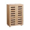 5 Tier Artiss Shoe Storage Rack Cabinet Walnut