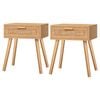 ALFORDSON 2x Bedside Table Rattan