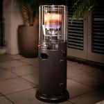 Mimosa Black Matte Outdoor Area Gas Heater