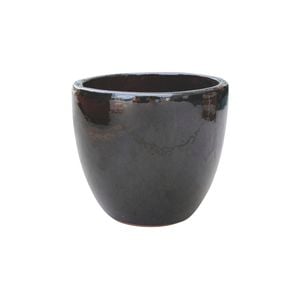 Northcote Pottery 23cm Primo Black Mod Egg Pot
