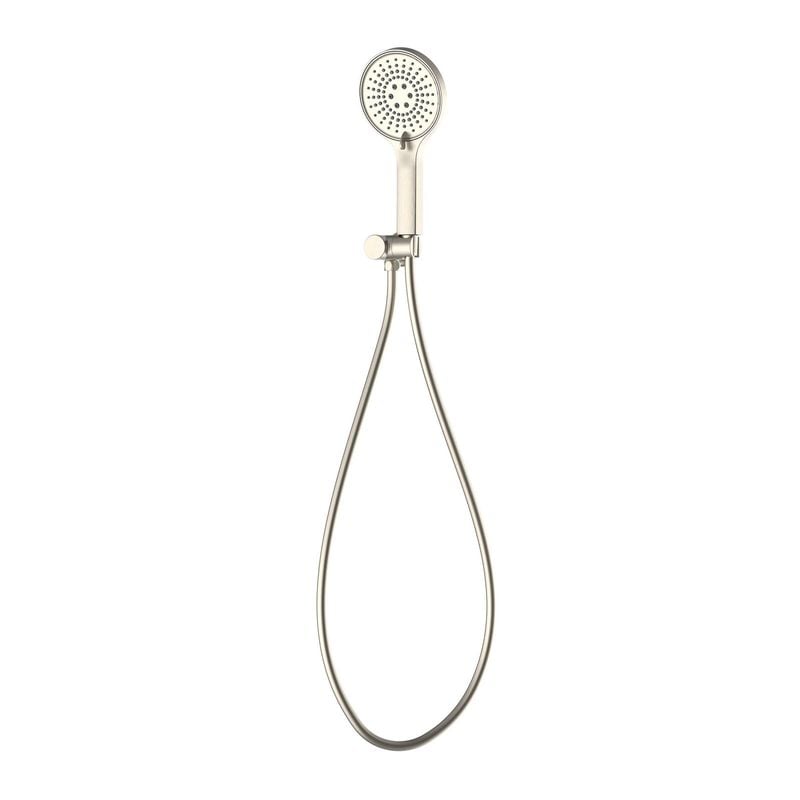 Mondella Resonance Brushed Nickel 5 Function Hand Shower Set WELS 3 Star 9L/min