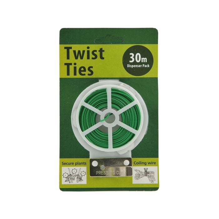 Jack 30m Green Twist PVC Tie