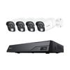 Reolink NVS8-8MB4 - 4K UHD Security System, 8-Channel NVR, 100 ft Crisp Night Vision, 24/7 Recording, Smart Detection