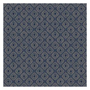 Sunstone Navy Geometric Wallpaper 10.05m x 53cm
