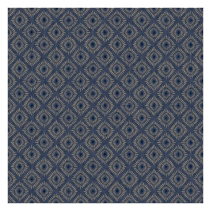 Sunstone Navy Geometric Wallpaper 10.05m x 53cm