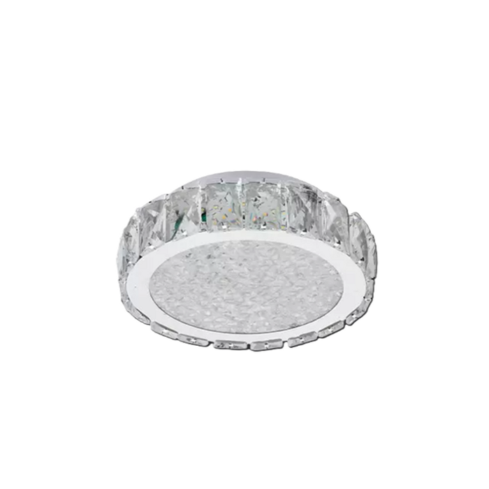 EDAN Crystal Ceiling Light Tri-colour LED 300mm (Chrome)