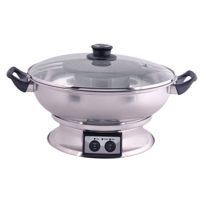 1350w Teppanyaki Steam Boat Electric Hot Pot 42x22x33cm Maxim