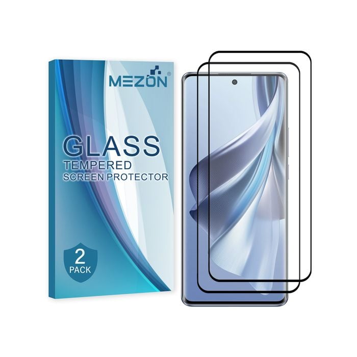 2 Pack MEZON OPPO Reno10 5G Full Cover Tempered Glass Screen Protectors