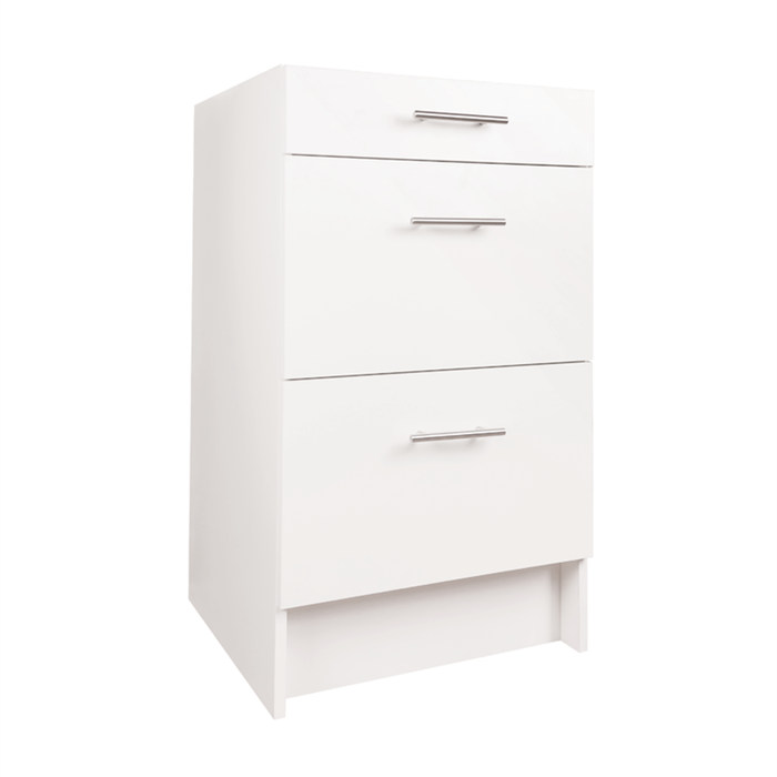 Practa 500mm 3 Drawer Base Cabinet