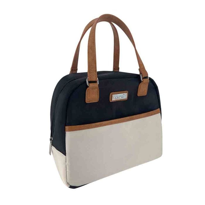 Sachi Insulated Cali Lunch Bag Plain - Black