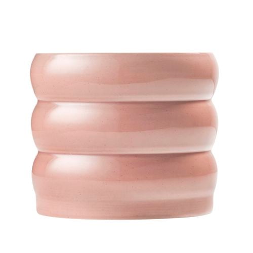 Borralheira 180 x 155mm Smooth Pink Indoor Ceramic Pot Bunnings New