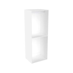 Lugna 2048 x 750 x 580mm White Double Hanging Robe Insert