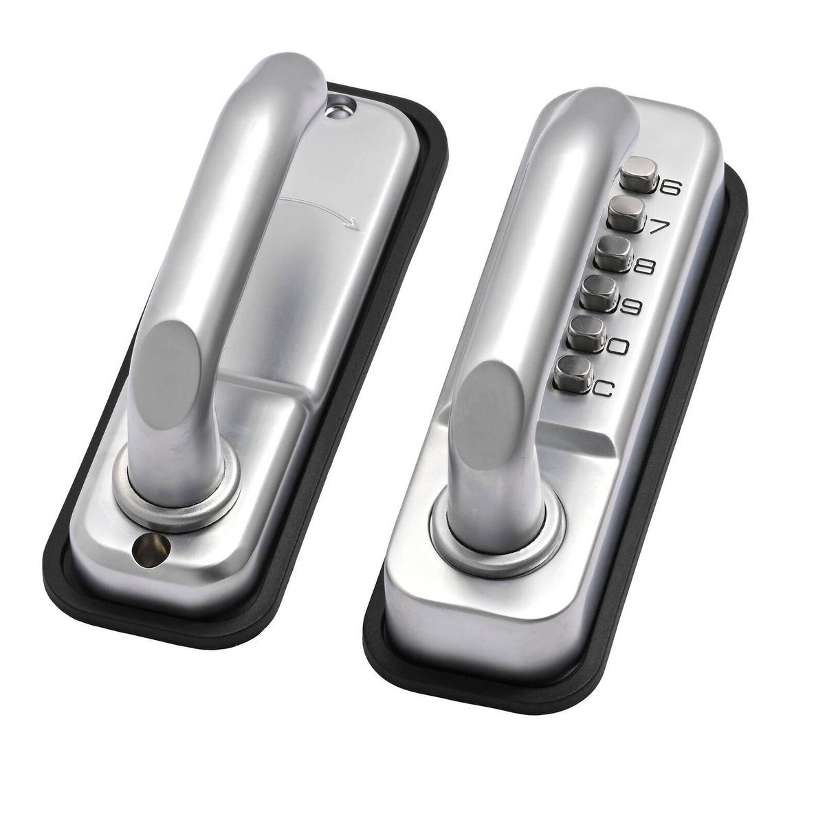Ikonic Satin Chrome Digital Entry Lock - Bunnings Australia
