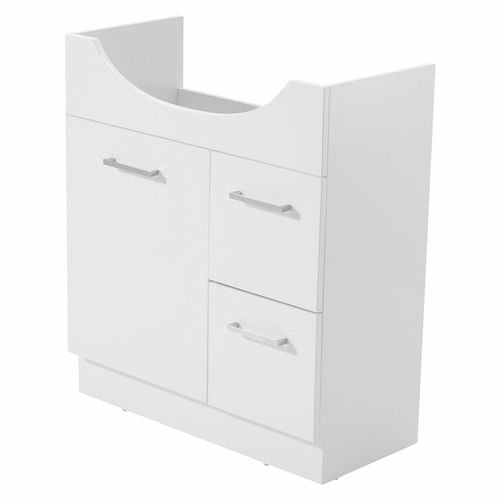 Estilo 750mm White Bathroom Vanity - Cabinet Only - Bunnings Australia