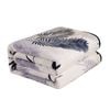 Catzon 200x230cm Flannel Blanket Soft Warm Printed For Sofa And Bed-white