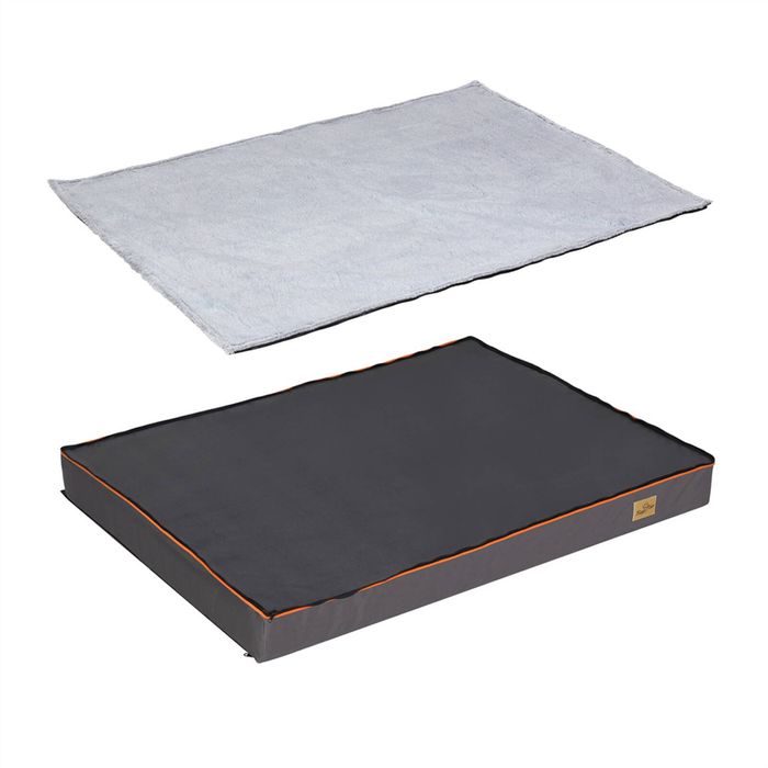 Bingopaw Washable Padded Orthopedic Dog Bed Pillow Sponge Foam Bed Soft Plush Cover 120x90x10cm
