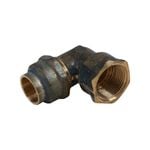 Brasshards 20FL x 20FI Brass Female Flared Compression Elbow