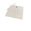 Wet Area Solutions 900 x 900mm White Left Hand Channel Solid Surface Shower Base