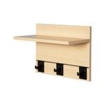 Entryway Floating Shelf Organising Kit 400mm Oak