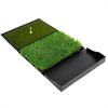 Centra Golf Hitting Mat Practice Dual Turf with Rubber Base Indoor Outdoor Green