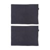 2x 4pc Bas Phillips Linen Tencel Placemat Set Tableware Navy 33x45cm