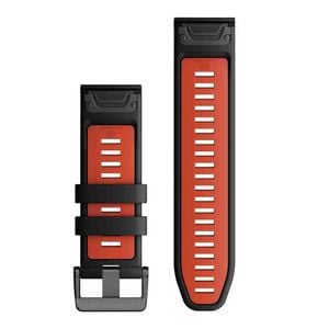Garmin Fenix 7X Pro 26mm QuickFit Black Flame Red