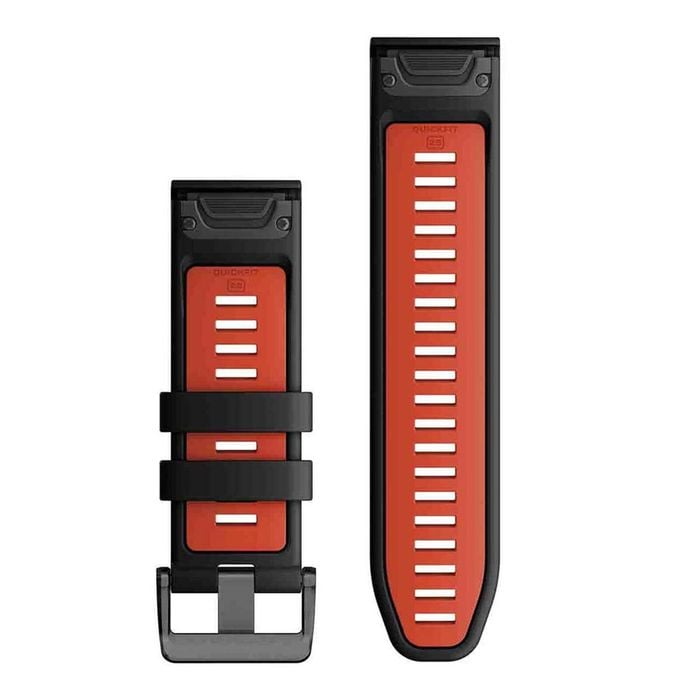 Garmin Fenix 7X Pro 26mm QuickFit Black Flame Red