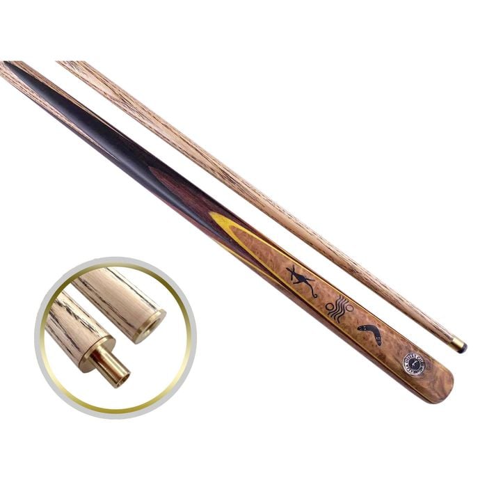 Desert Cue Boodja - 2 Pieces with rod Ebony butt with 4 Mallee splice