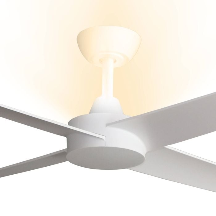 Threesixty 122cm White 4 Blade Ambience Ceiling Fan With Up Light