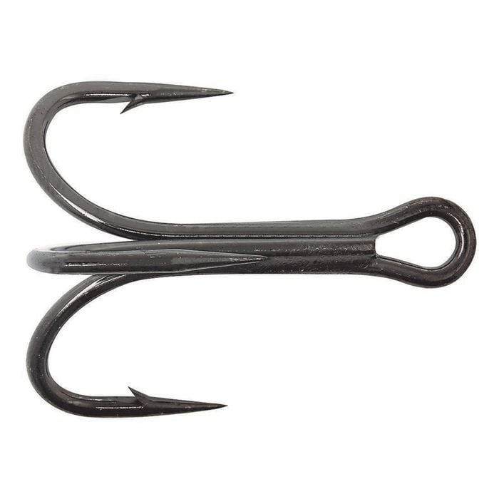 Mustad 36329npbln Chemically Sharpened Treble Hooks Size 2 Qty 6