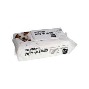 Happy Tails Pet Wipes - 100 Pack