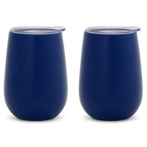 2PK Annabel Trends 295ml Stainless Steel Wine Tumbler - Navy