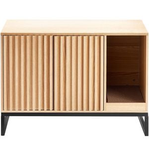 VEVOR 80x50.8x55.88cm Cat Litter Box Enclosure Hidden Furniture