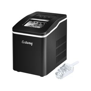 Costway Portable Ice Maker 12kg/Day Ice Cube Black