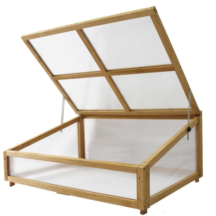 VegTrug 1050 x 760 x 455mm Natural Cold Frame - Suits 1m Classic Raised Garden Bed