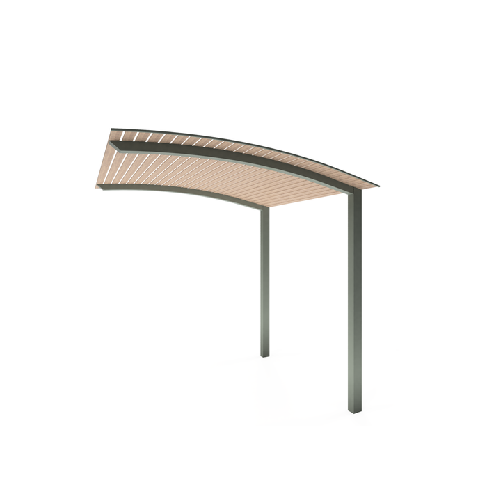 Exterior Life 6.0m Miami Woodland Grey/Beach Oak Pergola
