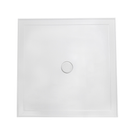 Estilo 900mm x 900mm 4 Lip Centre Rear Outlet Shower Base