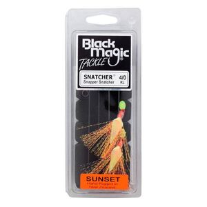 Black Magic Snapper Snatcher With 4/0 KL Fishing Hook Sunset