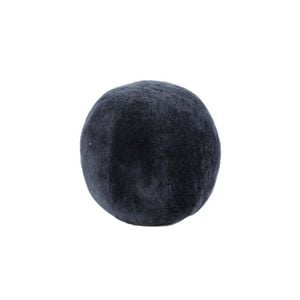 Huxford Grove The Kallista Sheepskin Ball Cushion 28cm - Steel