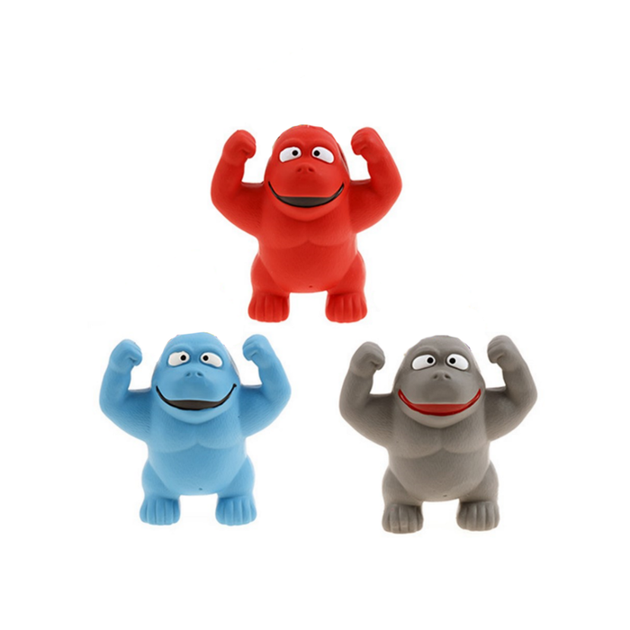 Yes4pets 3 X Pet Puppy Dog Toy Play Animal Latex Gorilla Toy 14 Cm Toy