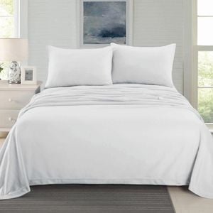Shangri-La Linen Ultra Soft Cashmere-Feel Microfibre Flannelette Sheet Set