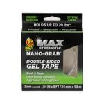 Duck 24mm x 1.5m Clear Nano Max Strength Grab Gel Tape