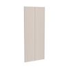 Kaboodle 900mm Cannellini V-Groove Pantry Doors - 2 Pack