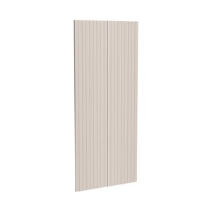 Kaboodle 900mm Cannellini V-Groove Pantry Doors - 2 Pack
