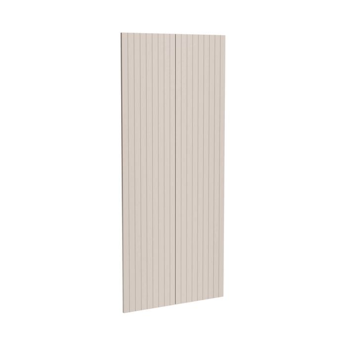 Kaboodle 900mm Cannellini V-Groove Pantry Doors - 2 Pack