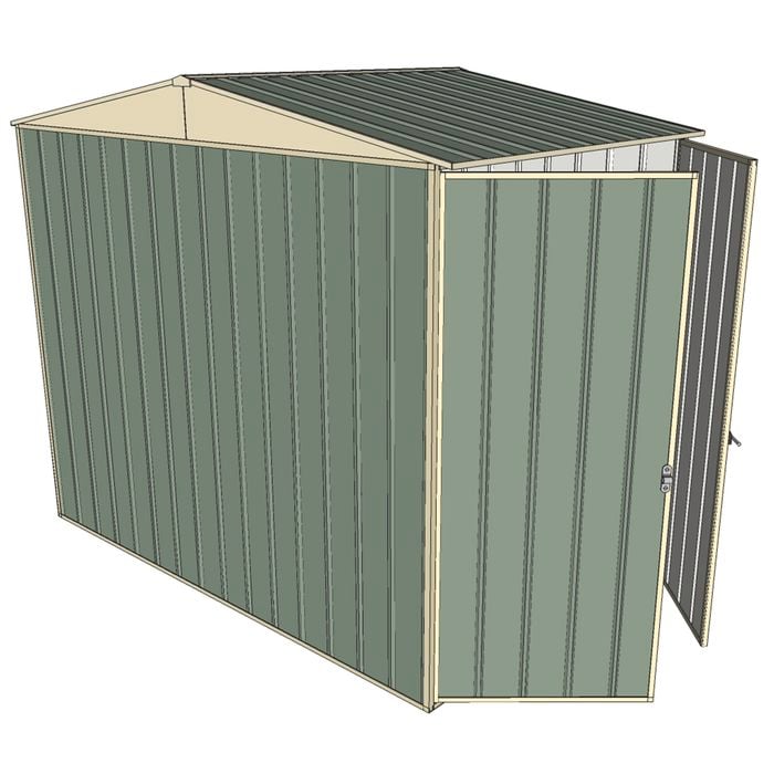 Build-a-Shed 2.3 x 1.5 x 2.3m Gable Double Hinged Side Door Shed - Green