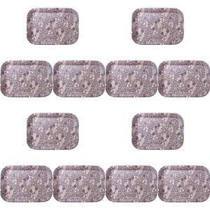 12PK LVD 30x21cm Melamine Tray Dewberry Tray Kitchen Decor - Purple